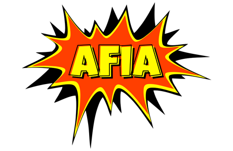Afia bazinga logo