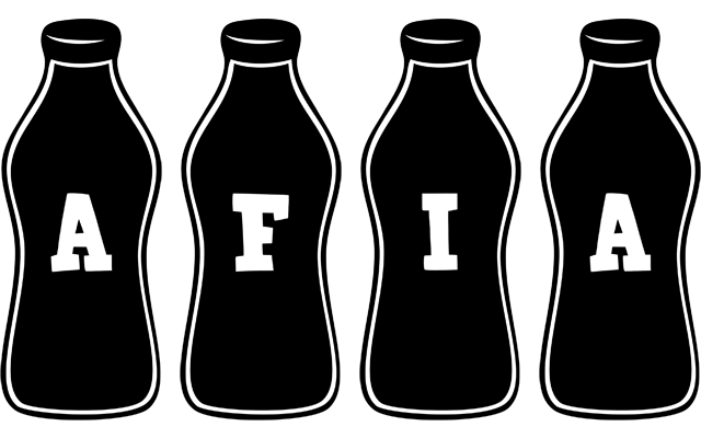 Afia bottle logo