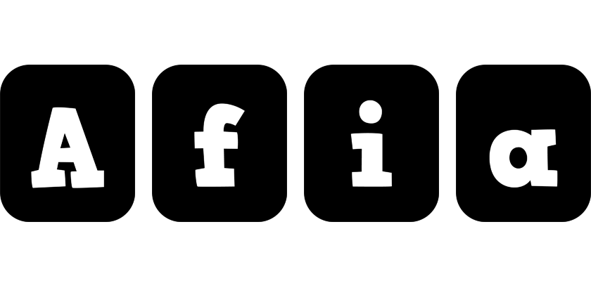 Afia box logo