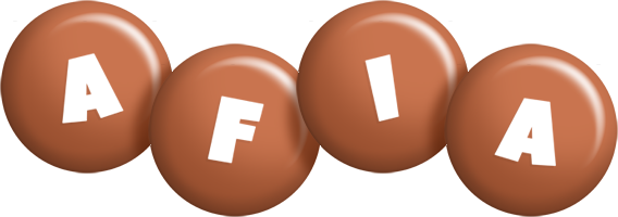 Afia candy-brown logo