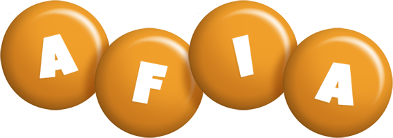 Afia candy-orange logo