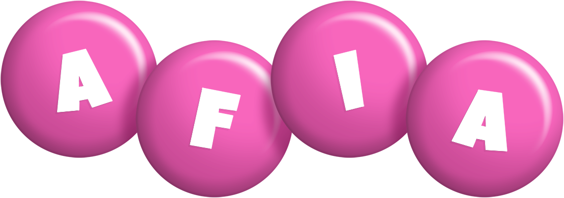 Afia candy-pink logo