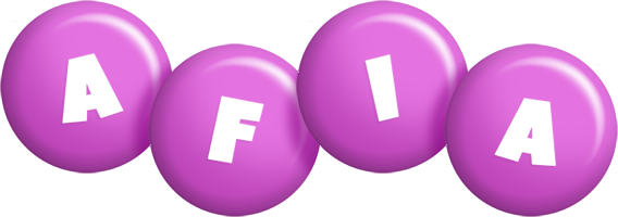 Afia candy-purple logo