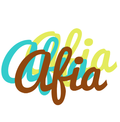 Afia cupcake logo