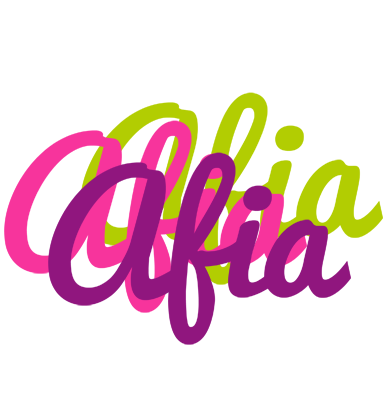 Afia flowers logo