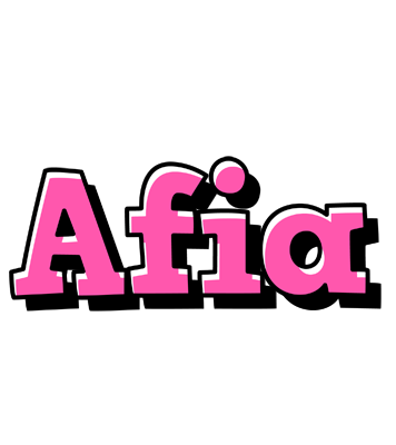 Afia girlish logo