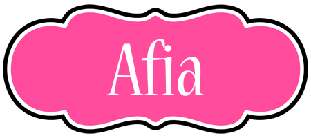 Afia invitation logo