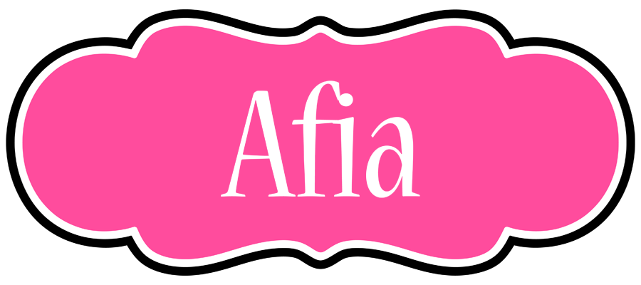Afia invitation logo