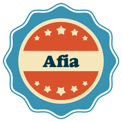 Afia labels logo