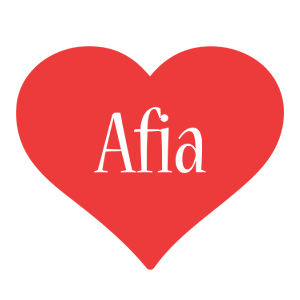 Afia love logo