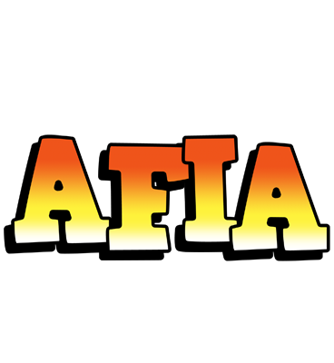 Afia sunset logo