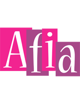 Afia whine logo