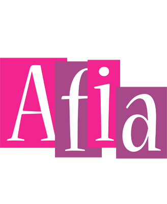 Afia whine logo