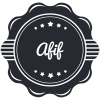 Afif badge logo