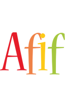 Afif birthday logo
