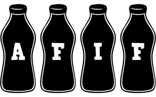 Afif bottle logo
