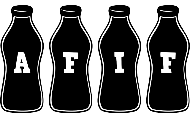 Afif bottle logo