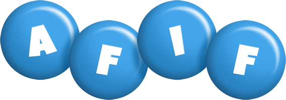 Afif candy-blue logo