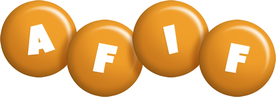 Afif candy-orange logo