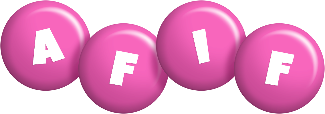 Afif candy-pink logo