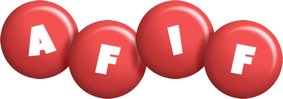 Afif candy-red logo