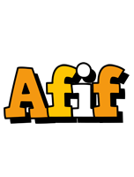Afif cartoon logo