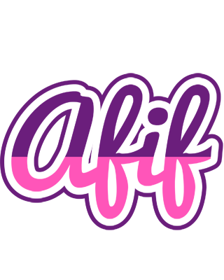 Afif cheerful logo