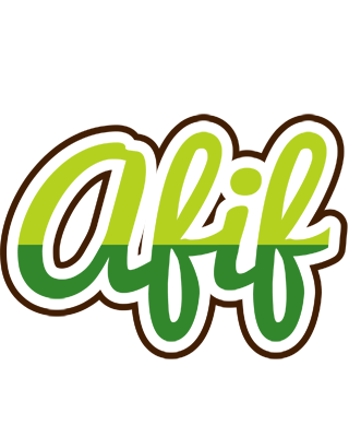 Afif golfing logo