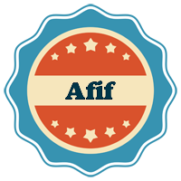 Afif labels logo