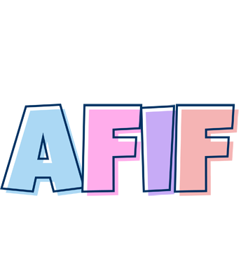 Afif pastel logo