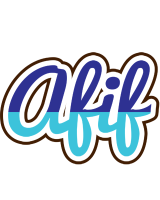 Afif raining logo