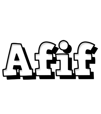 Afif snowing logo