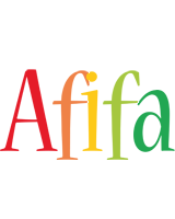 Afifa birthday logo