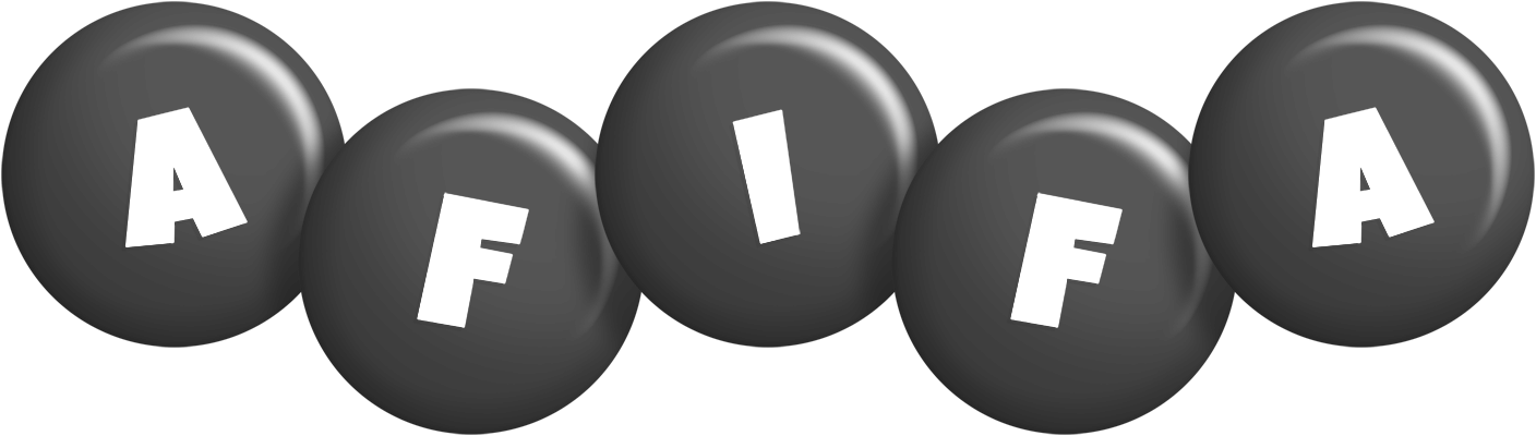 Afifa candy-black logo