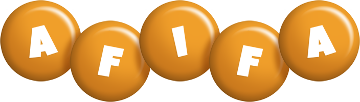 Afifa candy-orange logo