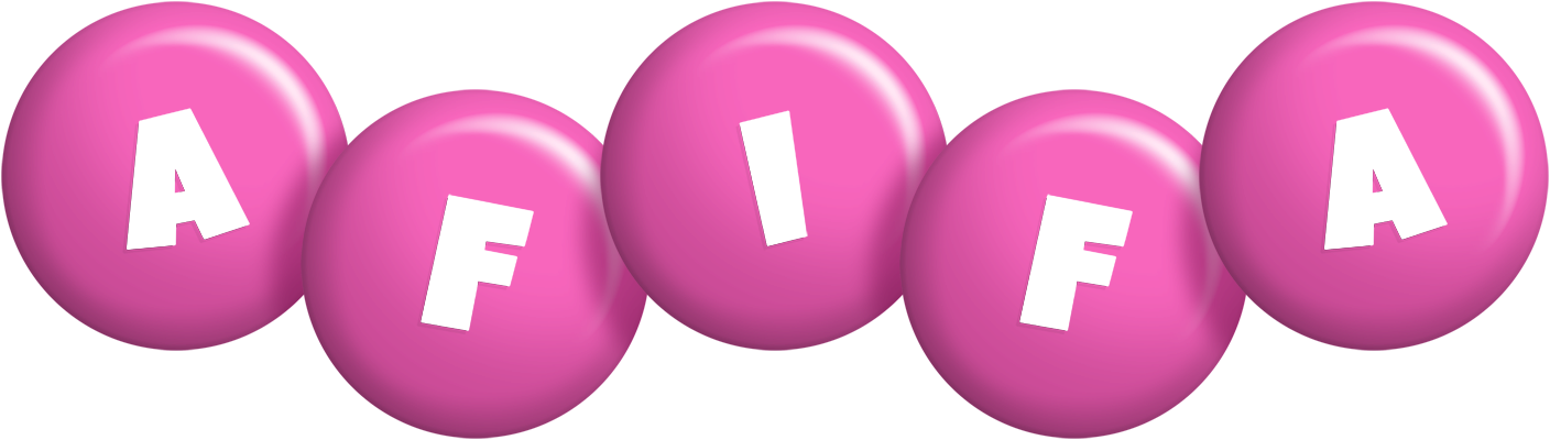 Afifa candy-pink logo