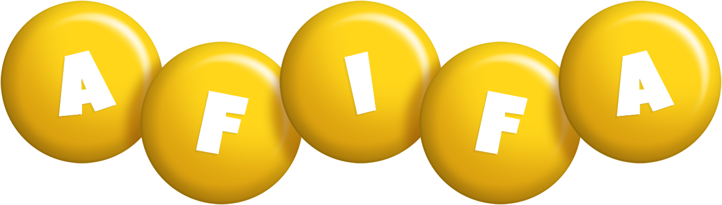 Afifa candy-yellow logo
