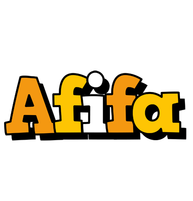 Afifa cartoon logo