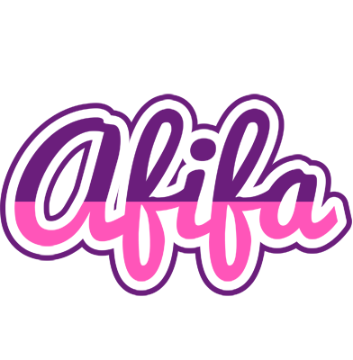 Afifa cheerful logo