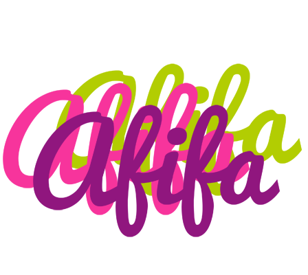 Afifa flowers logo