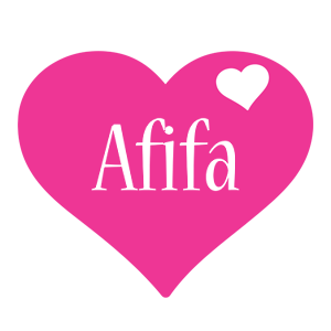 Afifa love-heart logo