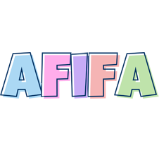 Afifa pastel logo