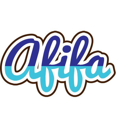 Afifa raining logo