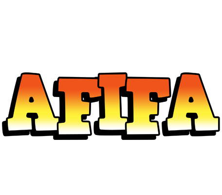 Afifa sunset logo