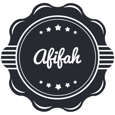 Afifah badge logo