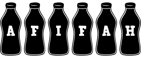 Afifah bottle logo