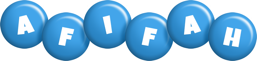 Afifah candy-blue logo