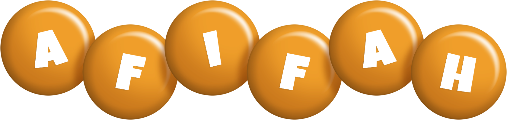 Afifah candy-orange logo