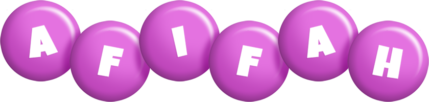 Afifah candy-purple logo