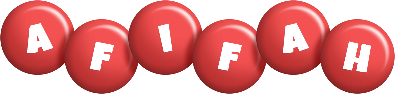Afifah candy-red logo